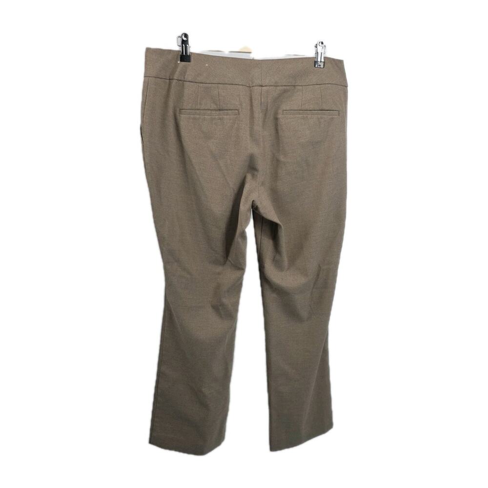 Ann Taylor Loft Julie Trousers Womens 12P Tan Curvy Dress Pants Slacks Classic - Picture 2 of 5